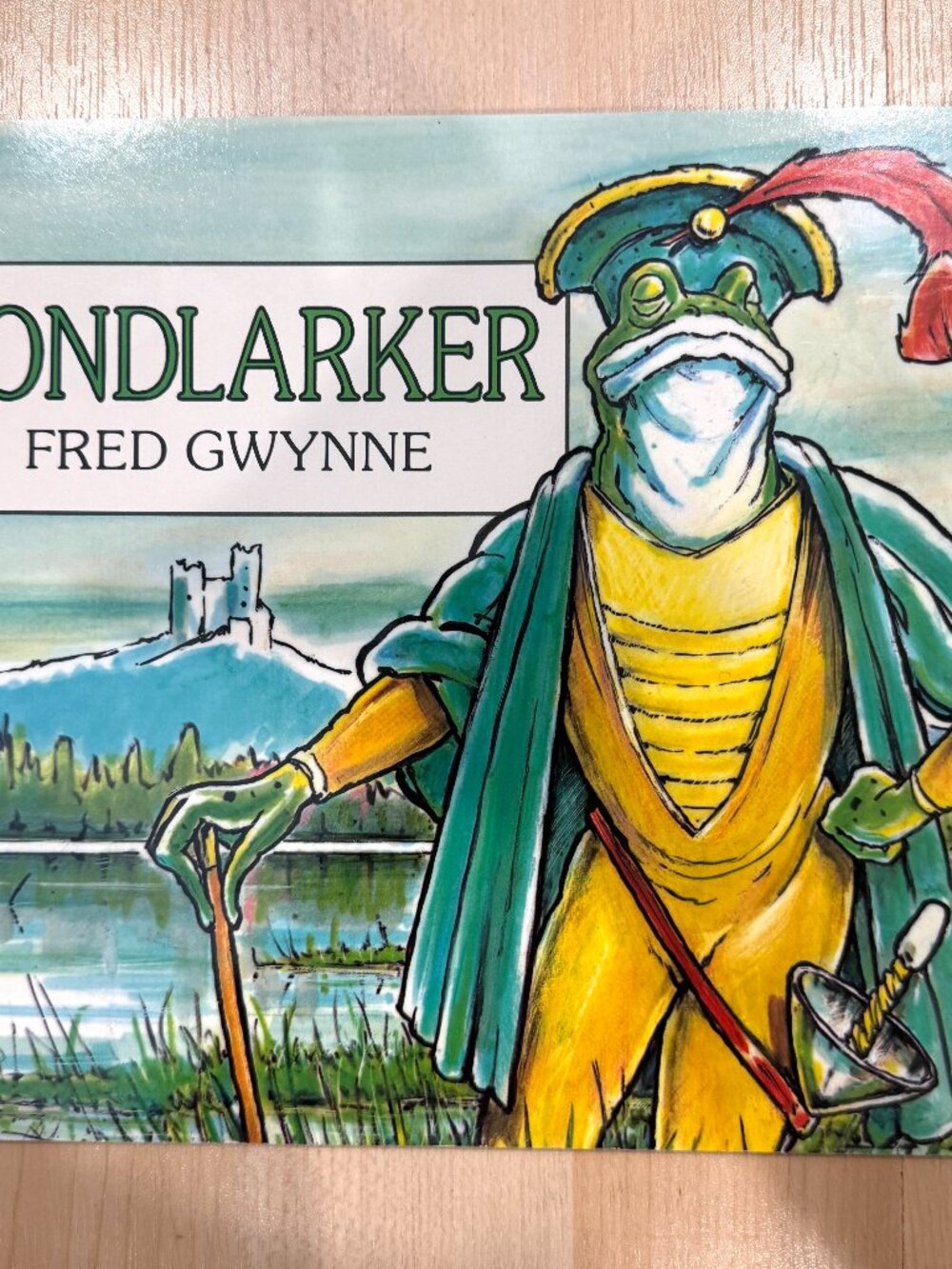 PONDLARKER By Fred Gwynne Paperback Book EXCELLENT